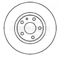 BORG & BECK Тормозной диск BBD4307